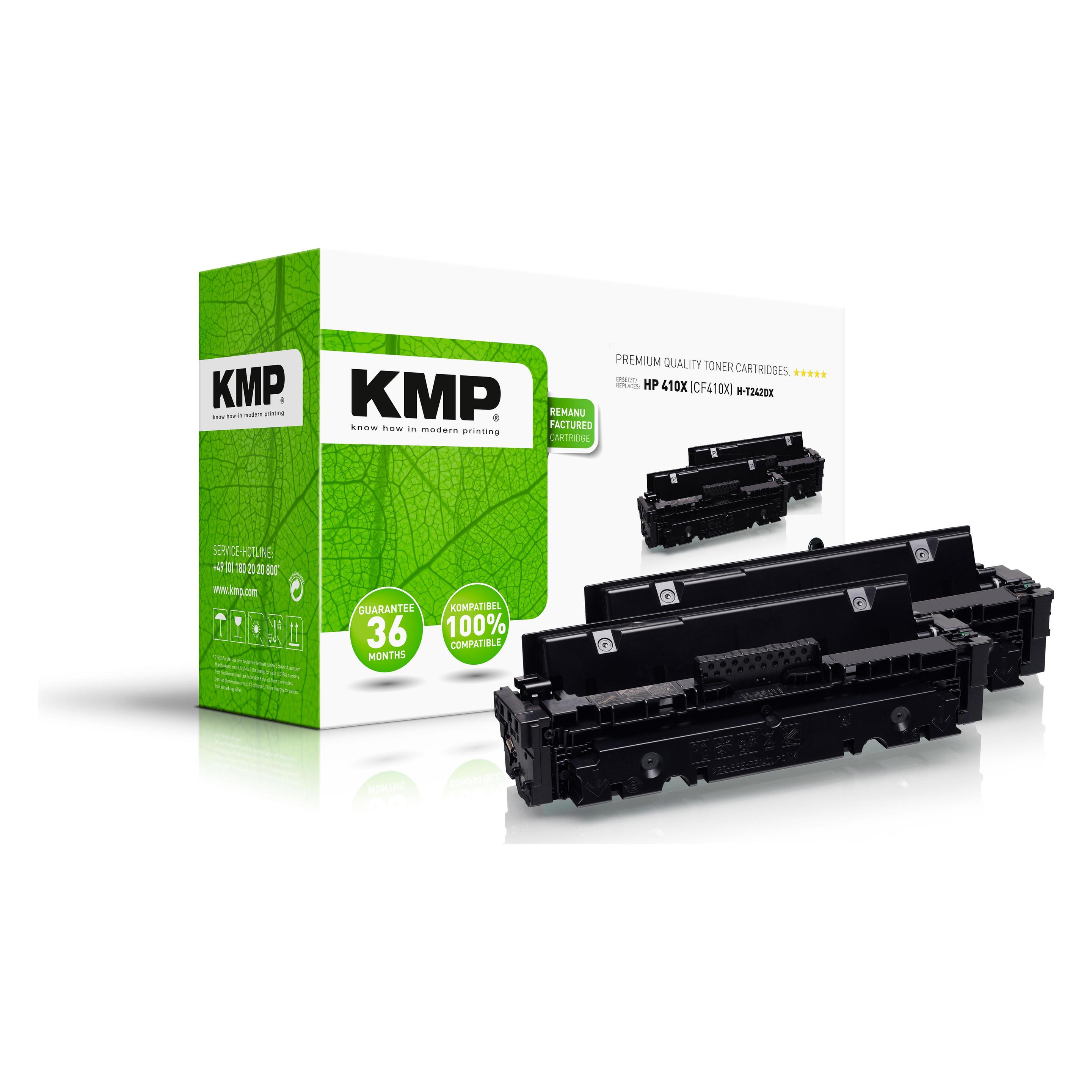KMP 2 H-T242XD schwarz Toner ersetzen HP 410X (CF410XD) (BK) (2538,3021)