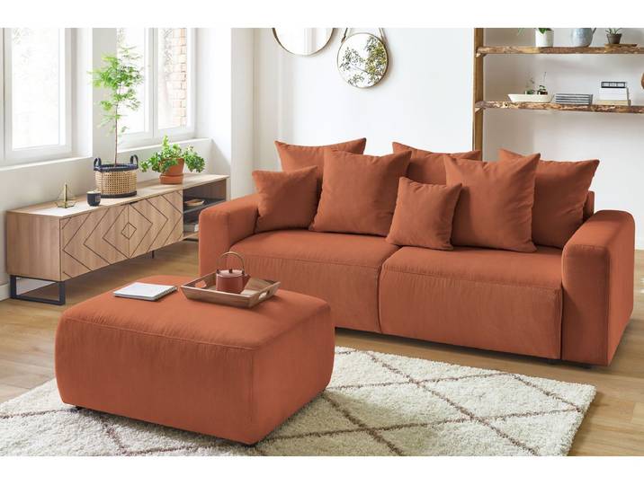Pouf ENVY velours côtelé
