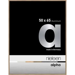 Nielsen Aluminium-Bilderrahmen Alpha  Normalglas / Floatglas / Eiche / 50 x 65