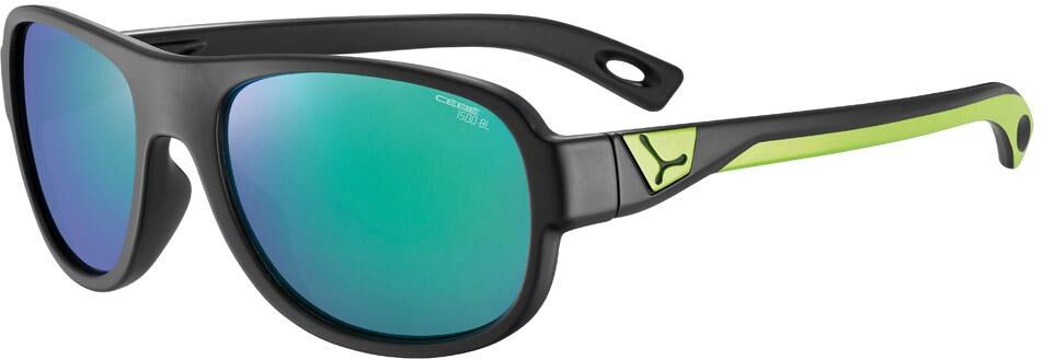 Cebe  - Zac Matt Black Lime Zone Blue Light Grey Cat.3 Green - Lunettes de soleil