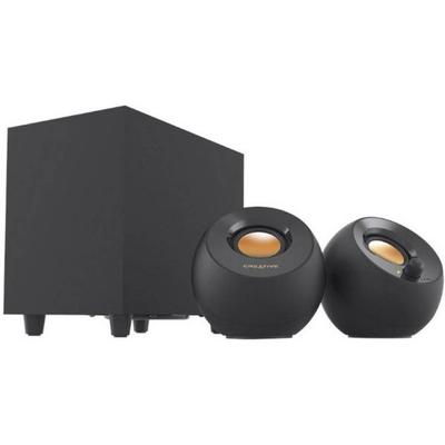 CREATIVE Pebble Plus, 2.1 Lautsprecher, 3,5 mm Stereoklinke, USB Powered