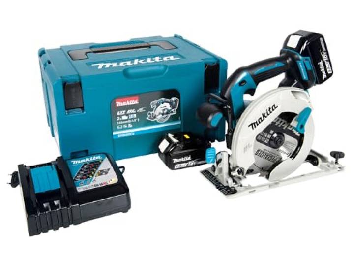 Scie circulaire 18V LXT Ø165 mm (2x5\,0 Ah) en MAKPAC - MAKITA DHS680RTJ
