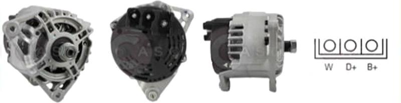 CASCO CAL30196GS Lichtmaschine Generator LiMa 120A 12V