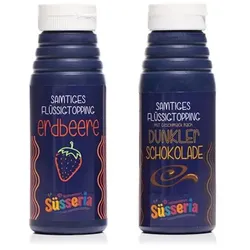 SÜSSERIA Samtiges Flüssigtopping zum Garnieren Inhalt 2x 225ml