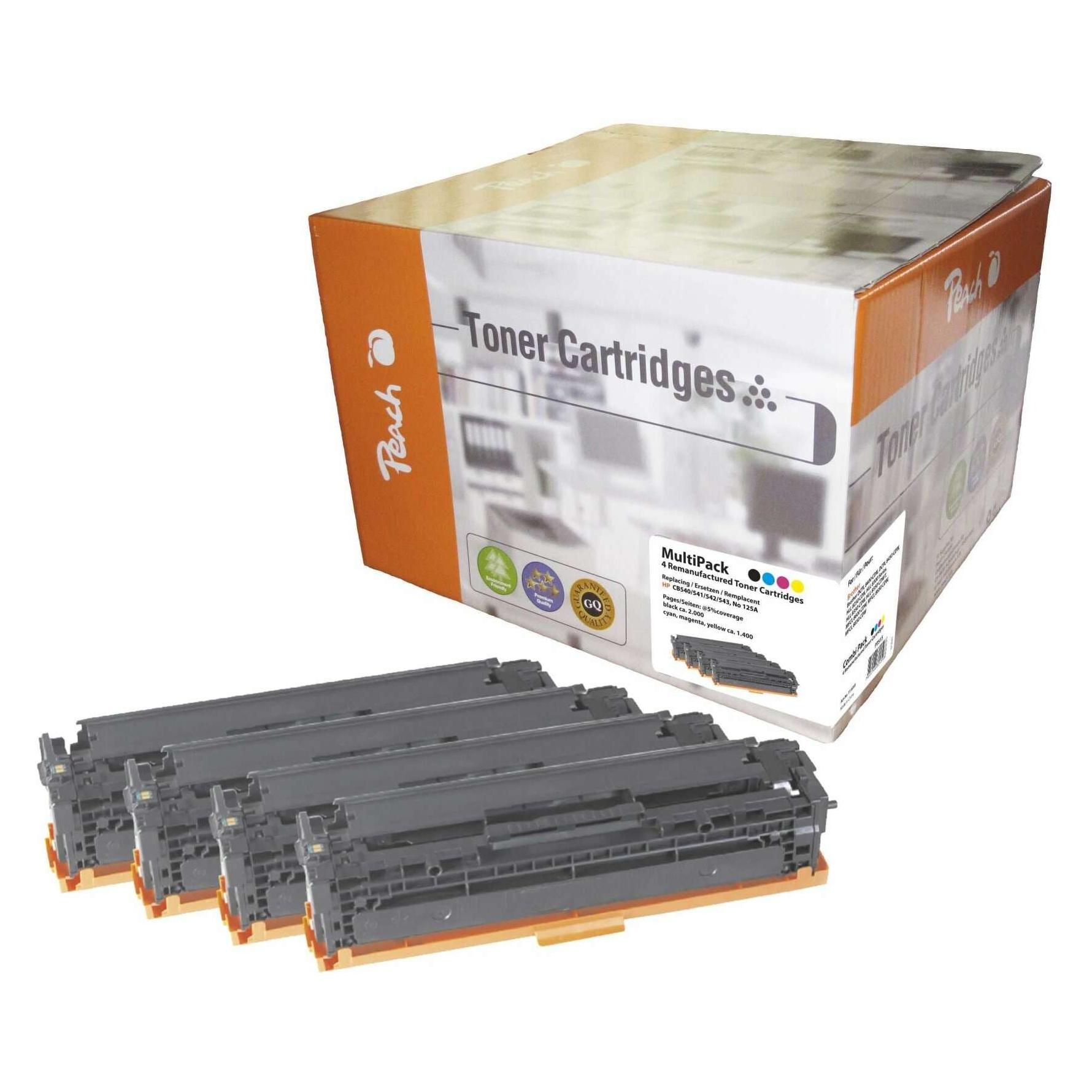 Peach Toner CB54A- Serie Combi Pack (BK, C, M, Y) (110849)