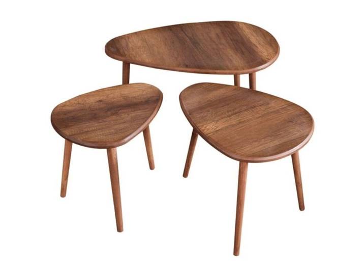 Salontisch Georis Nussbaum 100 Prozent MDF B 80 T 52 cm - Material: 100% MDF