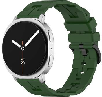 Everyday Crate Samsung Galaxy Watch8 Classic Silicone Watch Band Adjustable Sport Watch Strap army Green