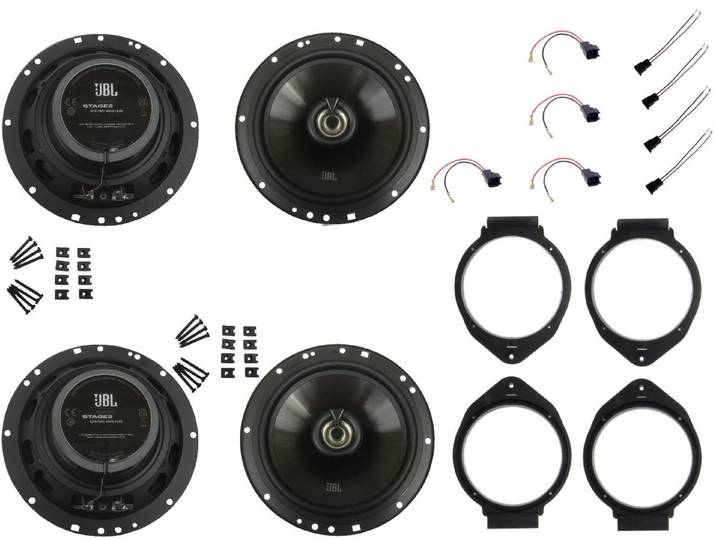 DSX JBL Lautsprecher für Opel Astra K Bj 15 - 21 Tür Vorne hinten 960 W Auto-Lautsprecher (120 W)