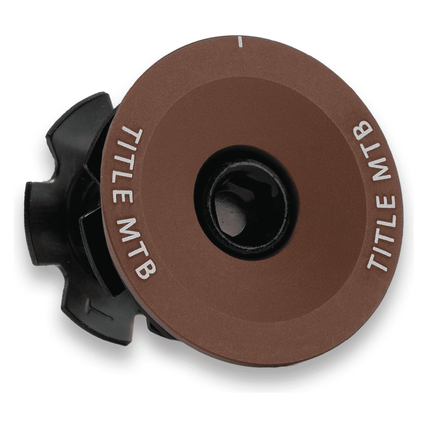 Title Top Cap und Gabelschraube - bronze (59418370)