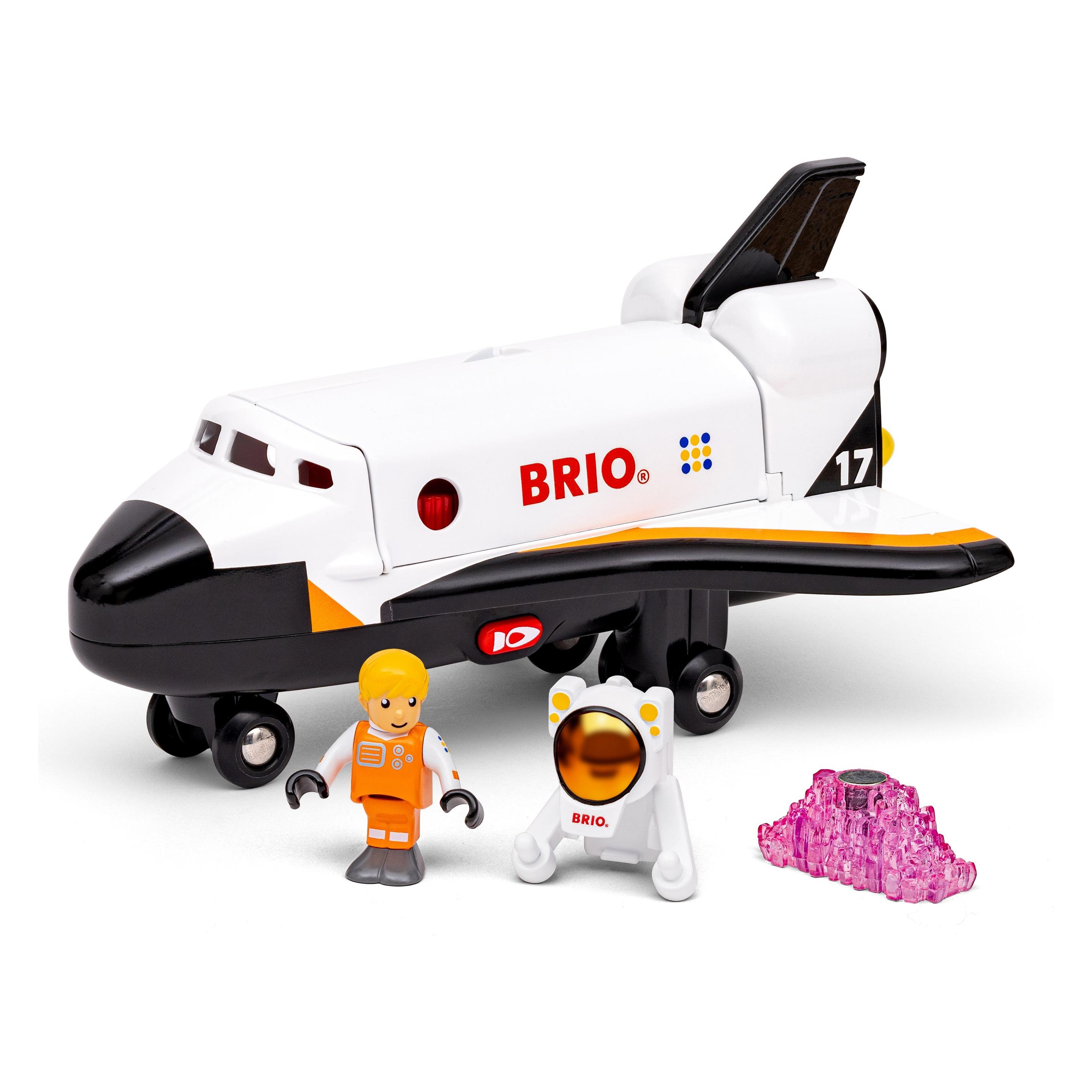 Ravensburger BRIO World 36150 Space Shuttle - grosses BRIO World Space Shuttle - zauberhaftes Geschenk für Kinder (63615000)