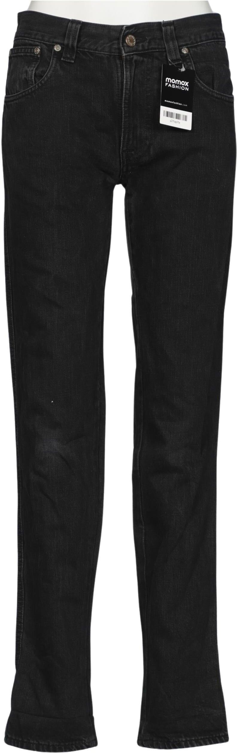 Nudie Jeans Damen Jeans, Schwarz, Gr. W29, Baumwolle - Second Hand
