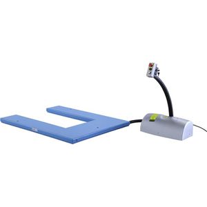 HanseLifter Hubtisch HTF-U, U-Profil, elektrisch, 1450 x 1140mm, Hubhöhe 840mm, Tragkraft 1000kg