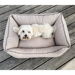 Aumüller Hundesofa Basic Line, Beige - 80 cm