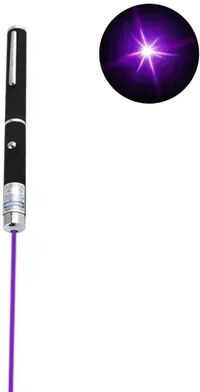 Uplifted Trends Mini Laser Pointer Pet Cat Scratch Toy LED Flashlight Training Tool For Cats Christmas Gift Idea purple