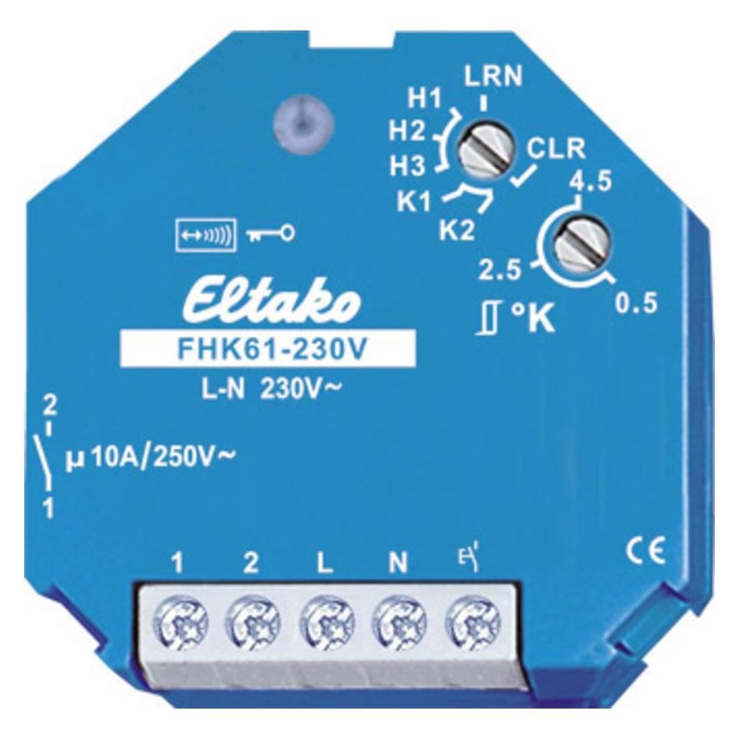 Eltako FHK61-230V Funkaktor Heiz-Kuehl-Relais (Schaltaktor) (30100045)