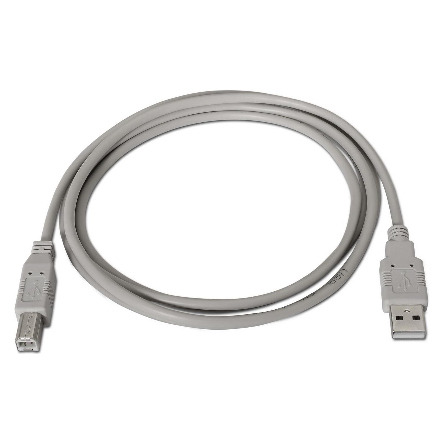 Aisens CABLE USB 2.0 IMPRESORA TIPO A M-B M BEIGE 4.5M (4.50 m, USB 2.0) (A101-0004)