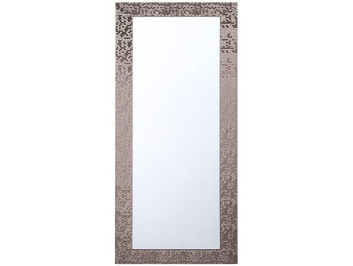 Beliani Wandspiegel braun rechteckig 50/130 cm Marans, Braun, Kunststoff, Rechteckig, 50x130x2 cm, Spiegel, Wandspiegel