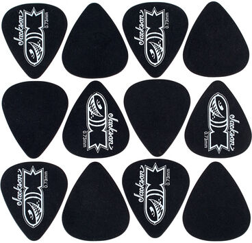 Jackson 351 Black Bomb Picks Med