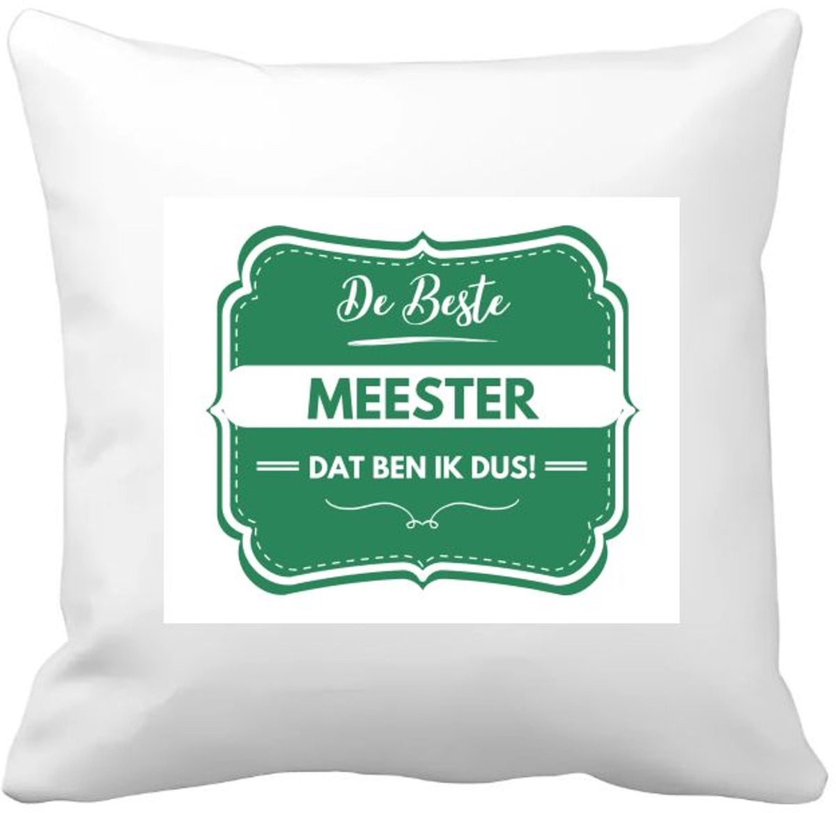 Akyol Kussenhoes Beste Meester - 40 x 40 cm