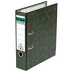 Elba, Ordner, Ordnerbox mit Hebelmechanik Grau A4 (20 Stück) (A4, 80 mm, 20 Stk.)