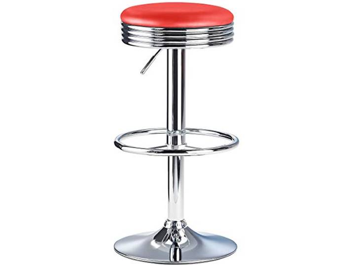 Costantino Amerikanische Diner Stil Bar Stuhl Rot