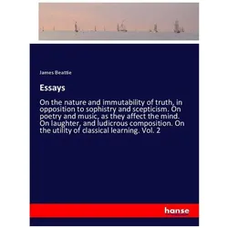 Essays, Belletristik von James Beattie