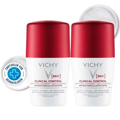 Vichy DEO Roll-on Antitranspirant 96h Doppelpack 2x50 ml Creme