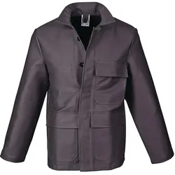 Asatex,  Schweißerschutz-Jacke KS64JA03 Gr.56 grau PROBAN (56)