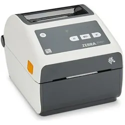 Zebra Etikettendrucker ZD421t 300 dpi Healthcare USB, BT, LAN (300 dpi), Etikettendrucker, Grau, Weiss