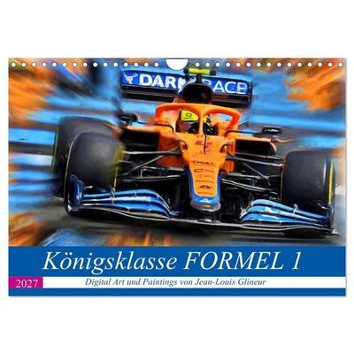 Königsklasse FORMEL 1 (Wandkalender 2027 DIN A4 quer), CALVENDO Monatskalender