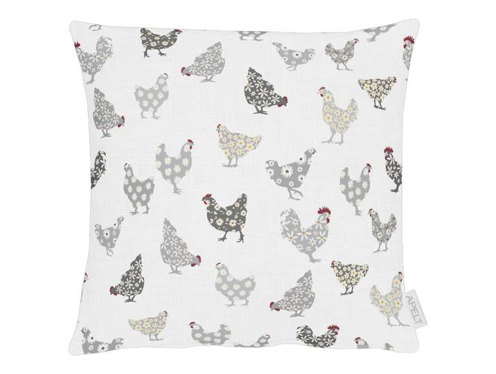 Coussin 6710 Gris/Gris 39 x 39cm Tissu mélangé