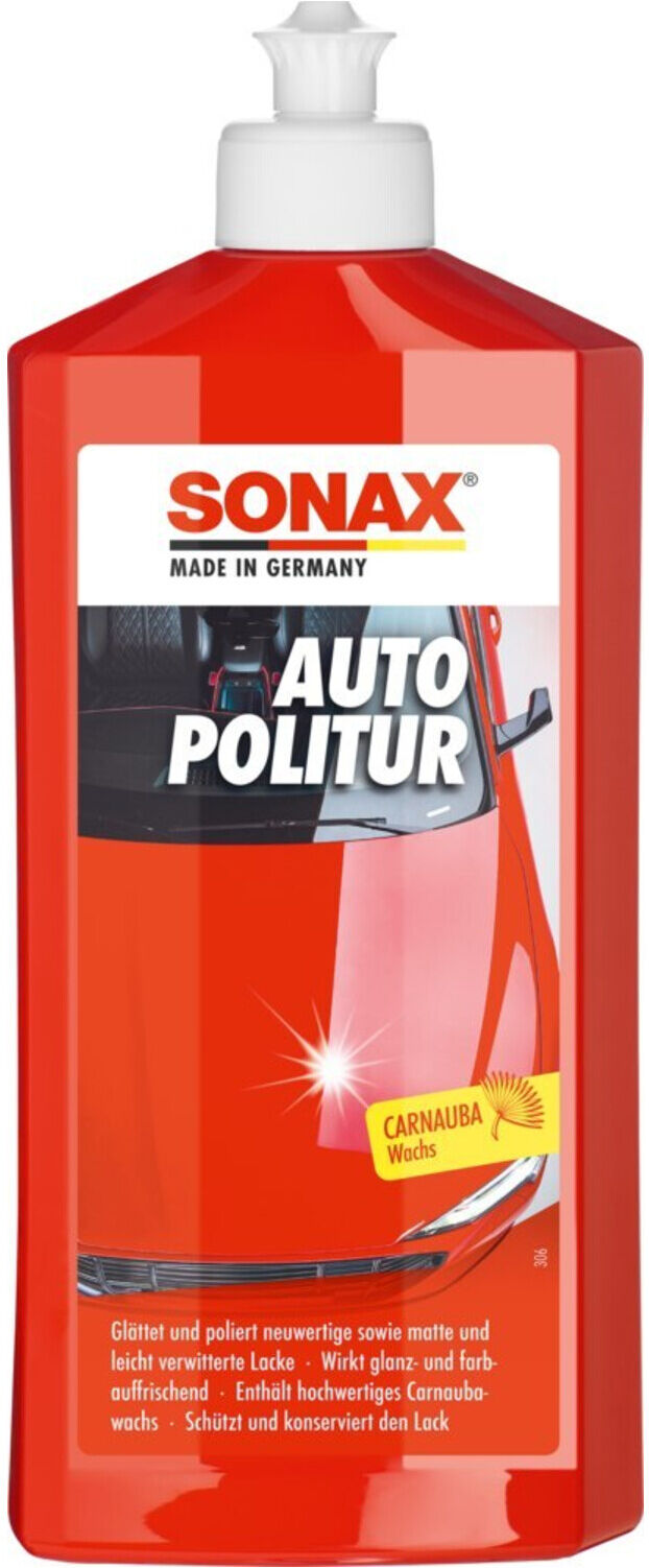 SONAX AutoPolitur 500 ml für Kratzer/Abnutzungen im Lack (3002000)
