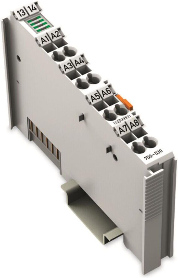 WAGO Digitalausgang 750-530 8-Kanal DC 24 V 0,5A lichtgrau)