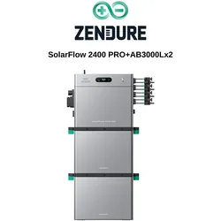 Zendure SolarFlow 2400 Pro Stromspeicher 2.4kWh - 2x AB3000L
