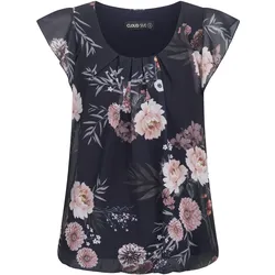 Klassische Bluse CLOUD 5IVE "CLOUD 5IVE Damen", Damen, Gr. XS, blau (navyblau), 50% Polyester, 45% Viskose, 5% Elasthan, Blusen