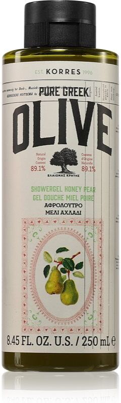 Korres Pure Greek Olive & Honey Pear erfrischendes Duschgel 250 ml