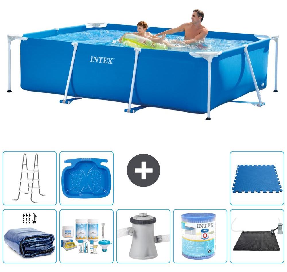 Rechteckiger Frame Pool - 260x160x65 cm - 9-teilig S40098