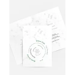 Weihnachtsgrußkarten geschäftlich selbst gestalten mit Spruch und Fotos im Onlinedesigner bei Meine-Kartenmanufaktur.de