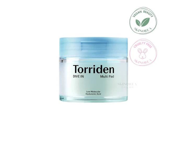 TORRIDEN Dive-In Disques tonifiants et apaisants à l'acide hyaluronique - 80 pièces
