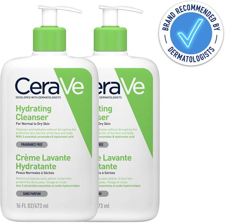 CeraVe Hydrating Cleanser 473ml Double
