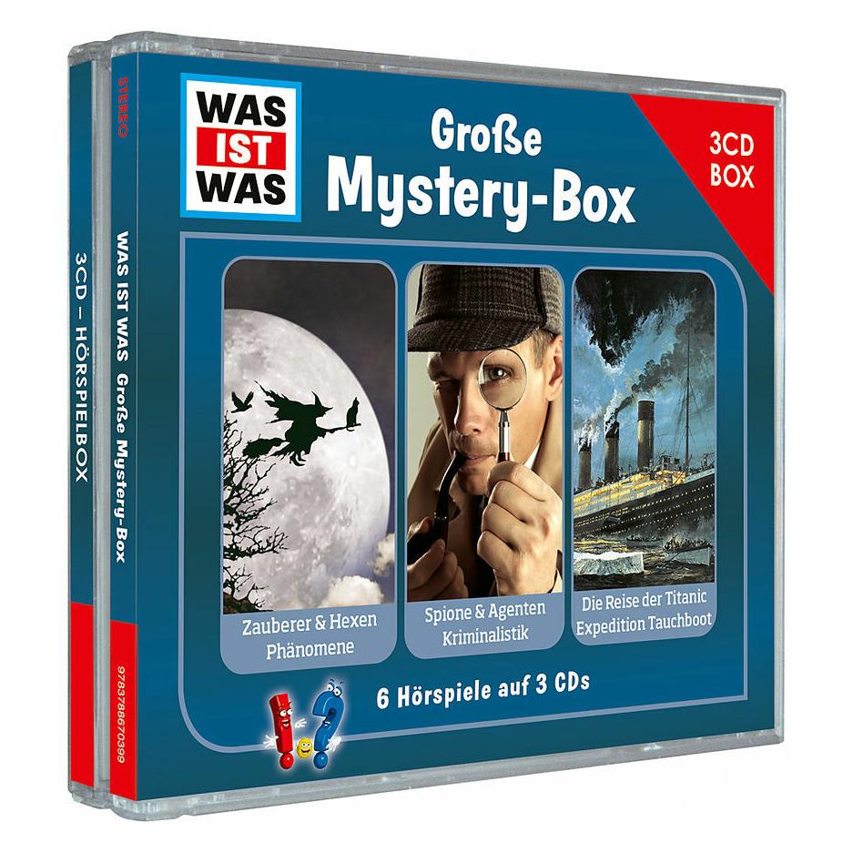 Tessloff WAS IST WAS 3-CD Hörspielbox. Grosse Mystery-Box (Tessloff Verlag Ragnar Tessloff GmbH & Co.KG, Deutsch) (54117729)