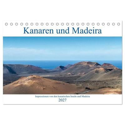 Kanaren und Madeira (Tischkalender 2027 DIN A5 quer), CALVENDO Monatskalender