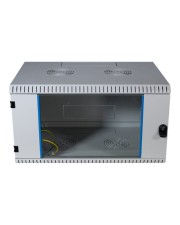 EFB Elektronik 48,26 cm 19Zoll 9HE Tiefe 400mm komplett vormontiert Wandgehäuse Schrank Verteiler Grau (691709VGR.40)