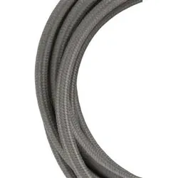 Bailey Textilkabel 2x0,75mm2, grau, 3m