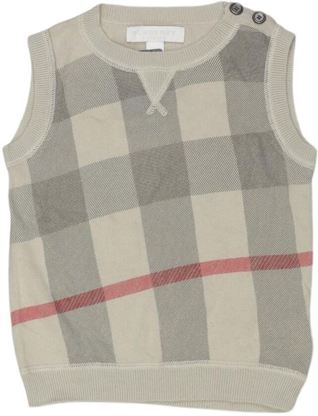 Burberry Mädchen Pullover, Mehrfarbig, Gr. EU 92, Baumwolle - Second Hand