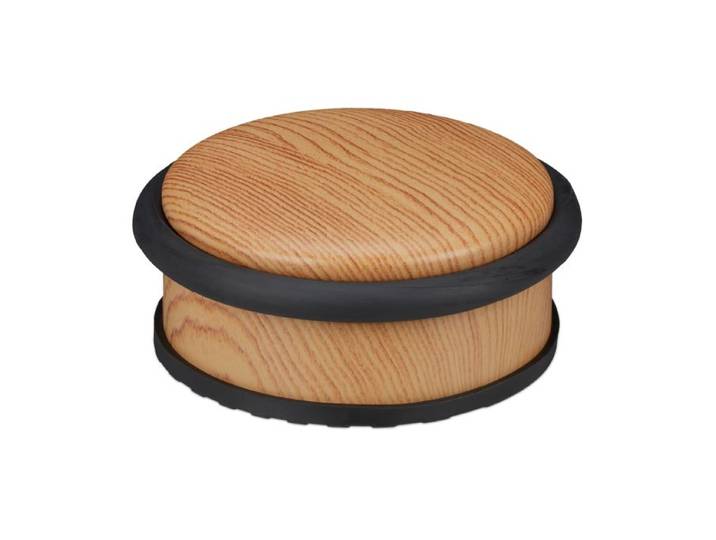 Relaxdays Türstopper Holzoptik