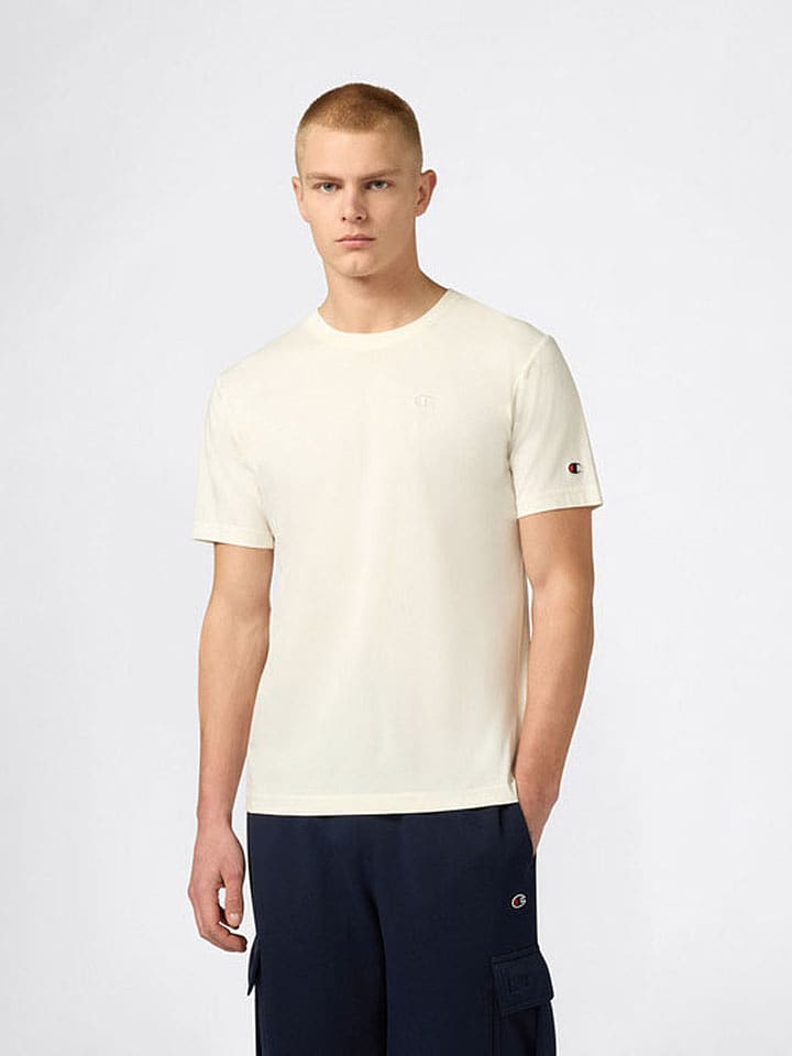 Champion Shirt in Creme - XL