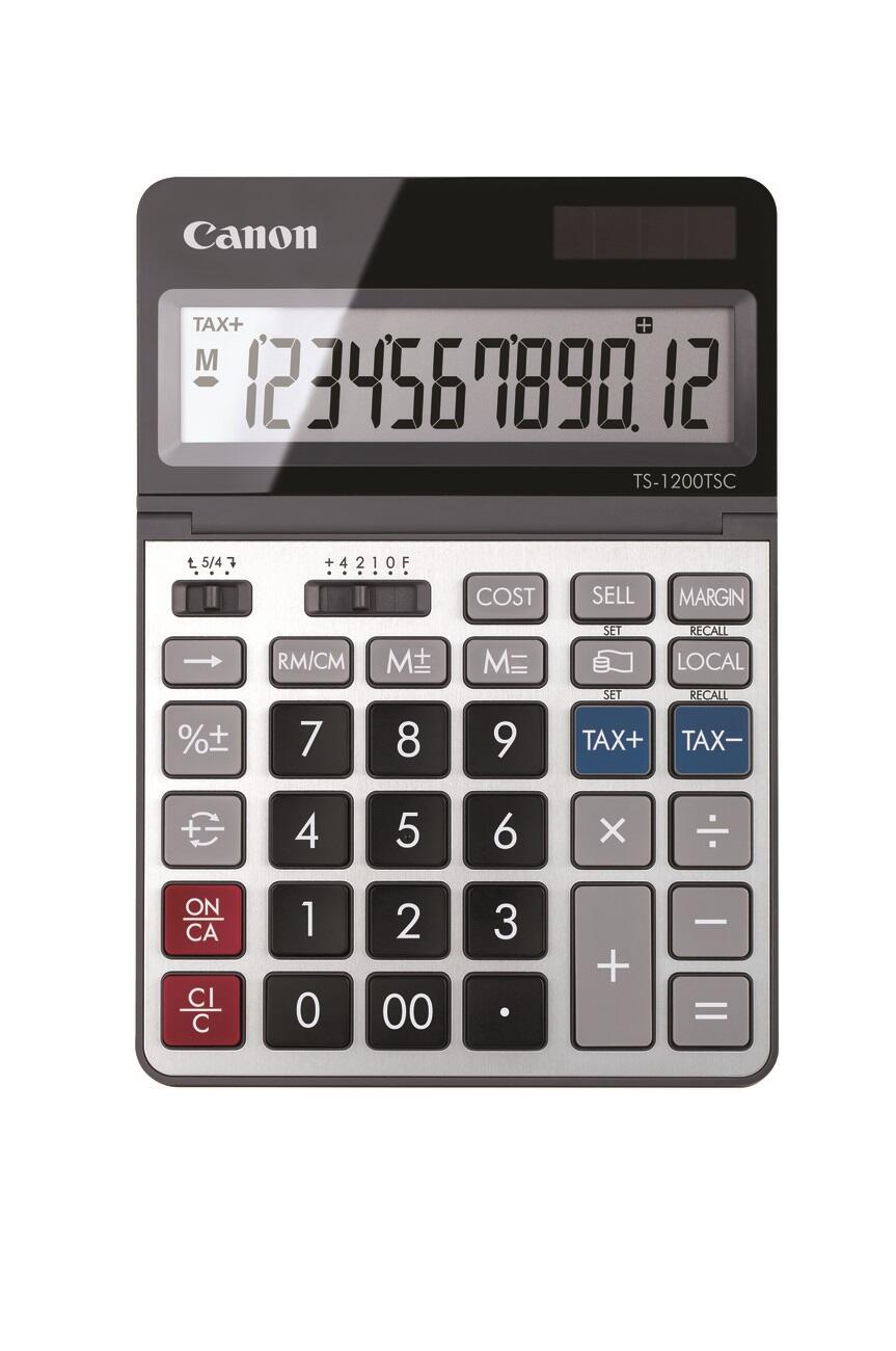 Canon TS-1200TSC Basisrechner 12 Stellen Solarpanel & Batterie 2468C002