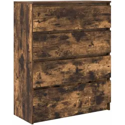 vidaXL Sideboard Räuchereiche 80x35x99 cm Holzwerkstoff