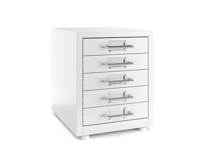 Korpus mit 5 Schubladen weiss
